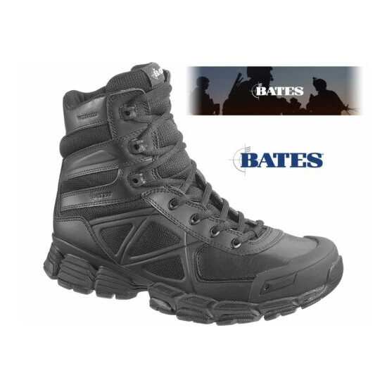 Bates Velocitor 8" Waterproof Side-Zip Tactical Boots Leather/Nylon Men's 11.5 D {1}