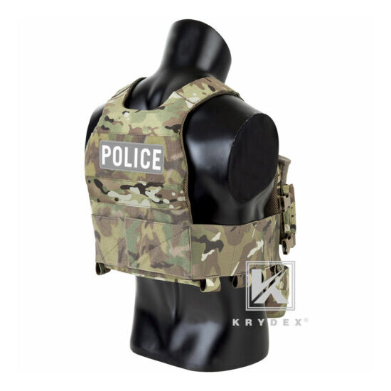 KRYDEX Low Vis Slick Armor Plate Carrier & Micro Fight Placard & SACK Drop Pouch {3}