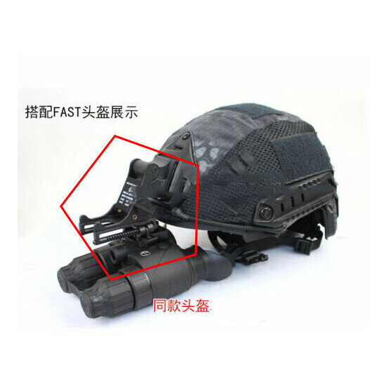 Tactical FAST Helmet Metal Mount For pulsar EDGE GS1X20 NVG Night Vision Goggles {7}