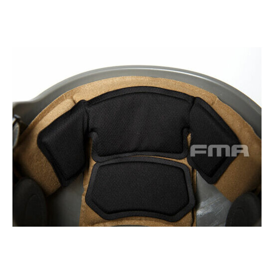 TB1268 FMA Hunting Tactical Helmet Airsoft WTF EX Ballistic Helmet BK/FG/TAN {20}