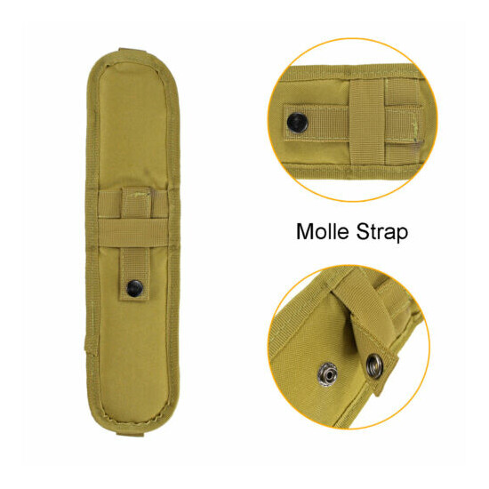 2pcs/set Tactical MOLLE Pouch Shoulder Strap Bag Tools Pouch Backpack Accessory {4}