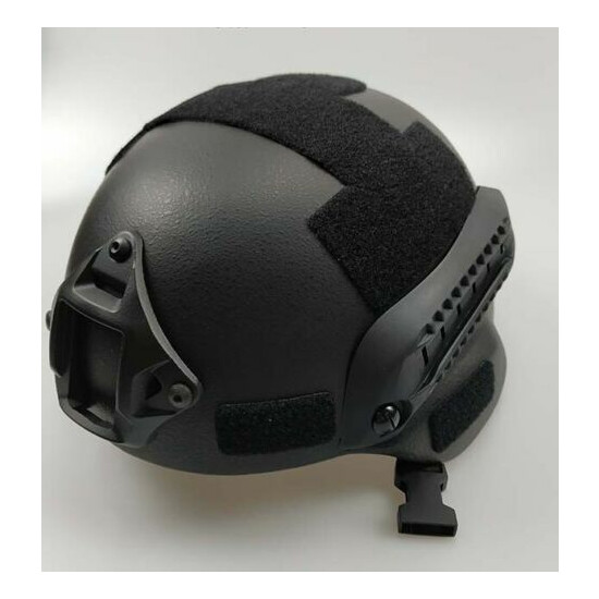 Uhmw-PE Ballistic IIIa Bullet Proof Helmet MICH Helmet Black M / L Size {5}