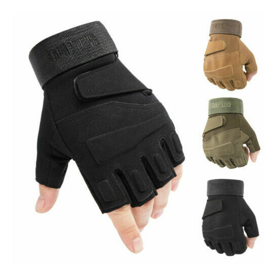 Tactical Full Finger Gloves Military Army Hunting Shooting Police Patrol Gloves {17}