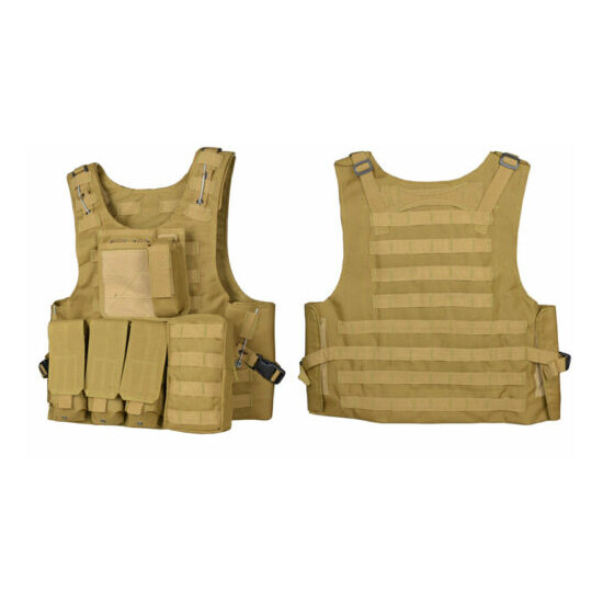 Airsoft Tactical Vest Military Molle Combat Vest for Outdoor Training CS Game {10}