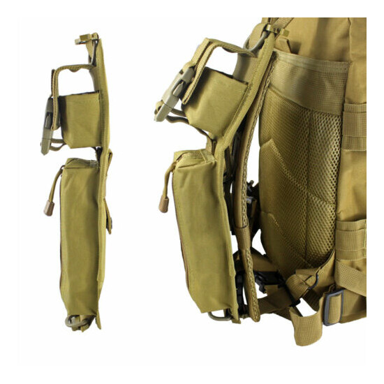 2pcs/set Tactical MOLLE Pouch Shoulder Strap Bag Tools Pouch Backpack Accessory {2}