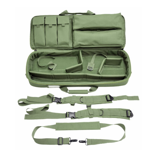 Black - Explorer Mojo Tactical Modulated Concealed Rifle Gun Case Backpack {12}