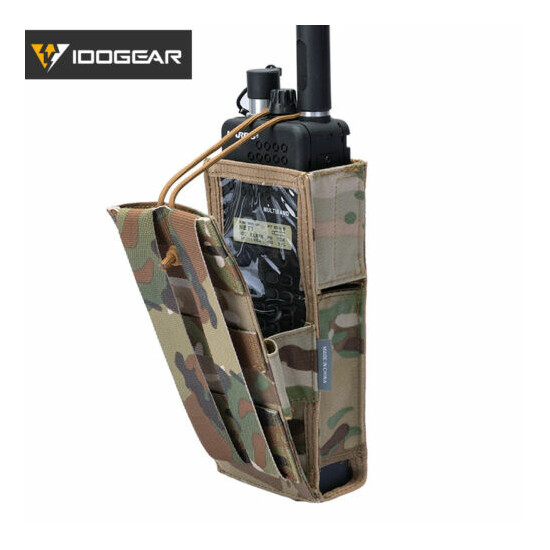 IDOGEAR Tactical Radio Pouch For PRC148/152 Walkie Talkie Holder MBITR MOLLE {1}