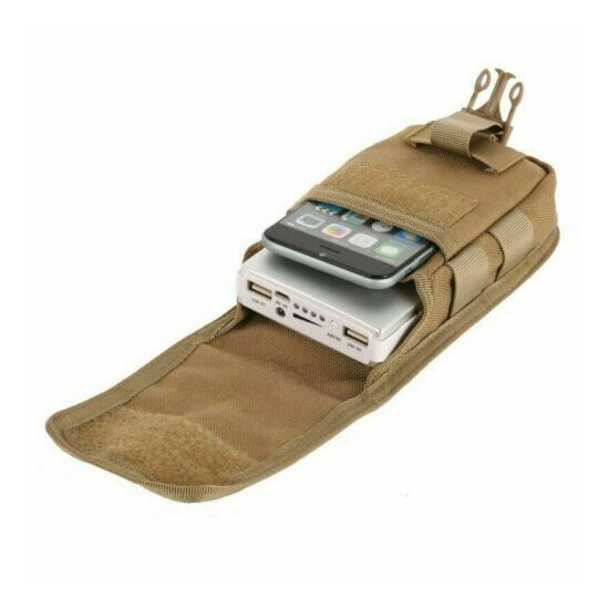 Men Tactical Cell Phone Belt Pack Universal Bag Molle Waist Holster Pouch Case {7}