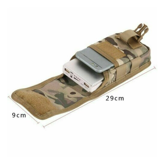 Men Tactical Cell Phone Belt Pack Universal Bag Molle Waist Holster Pouch Case {6}
