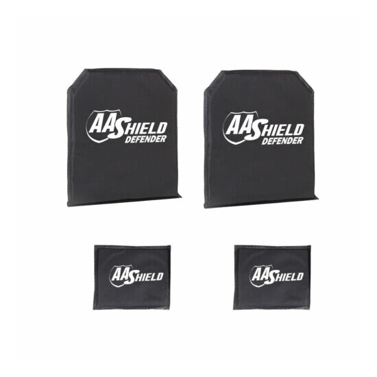 AA Shield Defender Bulletproof Soft Armor Plate Inserts IIIA&HG2 10x12-T1&6x8 {1}