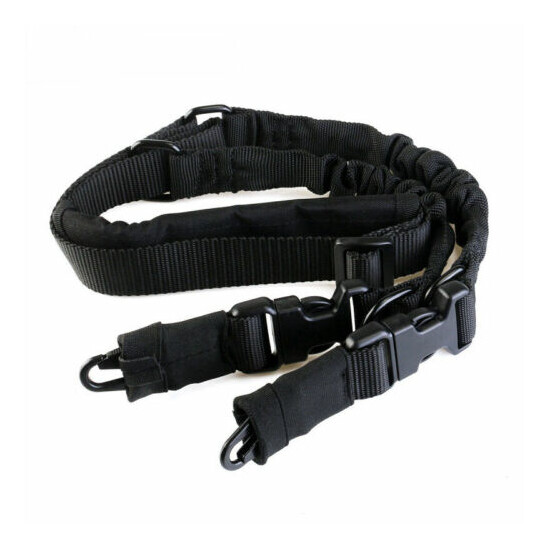 Hunting Combat Gun Sling Tactical Nylon 2 Point Rifle Sling with Shoulder Strap {6}