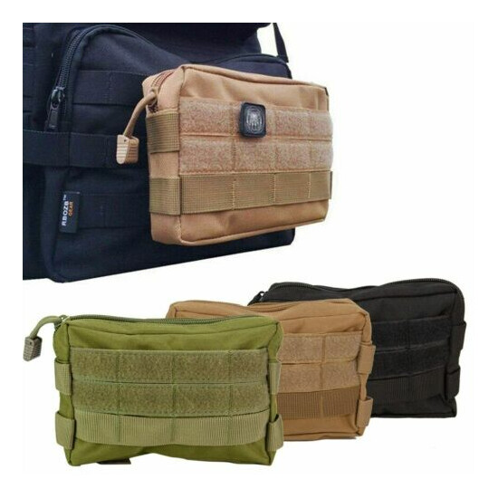 Outdoor Tactical Molle Pouch EDC Multi-purpose Belt Phone Waist Pack Bag Pocket {3}