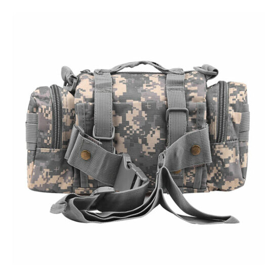 Mens Tactical Workout Pouch Military Molle Waist Bag Duffle Bag Large Handbag {11}