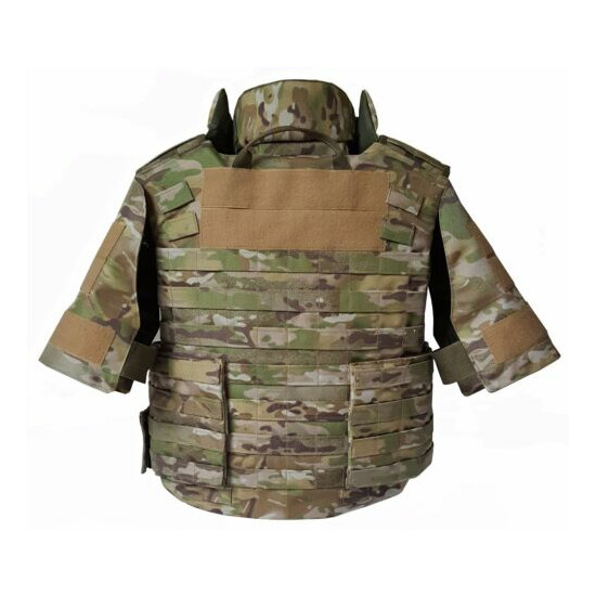 XL Set Body armor Gear defence bulletproof Tactical vest waterproof & pads {8}