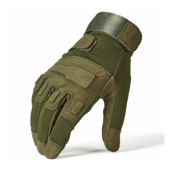 Tactical Full Finger Gloves Military Army Hunting Shooting Police Patrol Gloves {15}