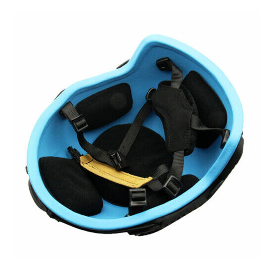 PE Helmet Ballistic Helmet IIIA Bullet Proof Helmet Blue color for 56-60cm {4}