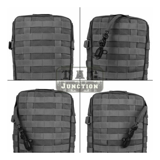 Emerson Tactical Modular Assault Backpack Pack w/ 3L Hydration Bag Water Carrier {10}