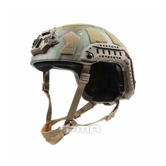 FMA Tactical SF Super High Cut Helmet Protective Rescue Hard Hat Anti-Fall M/L {35}