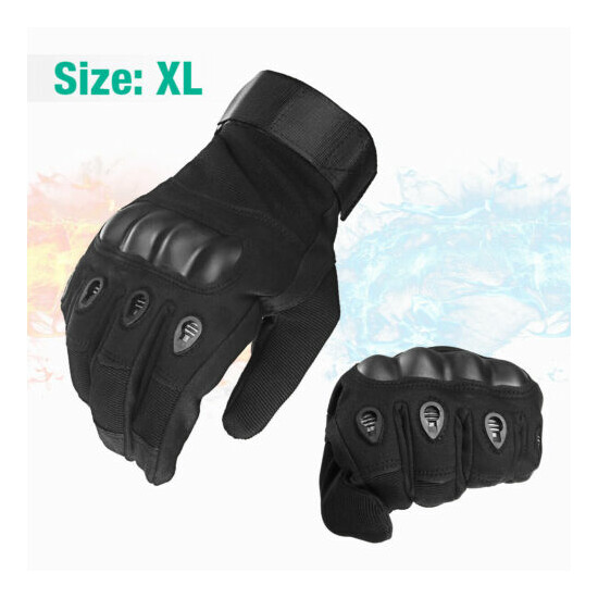 Outdoor Army Military Tactical Motorcycle Hunt Hard Knuckle Full Finger Gloves {13}