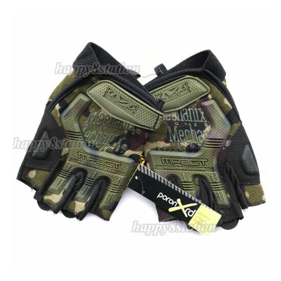 Mechanix Wear M-PACT FINGERLESS Tactical Gloves Army Bike Motorcycle Mechanics {10}