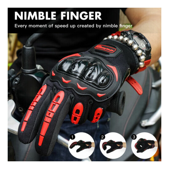 New Hard Touch Screen Tactical Knuckle Full Finger Army Military Combat Gloves {10}