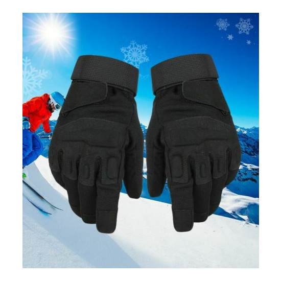 Full Finger Tactical Gloves Winter Sport Gloves Men Outdoor Military Gloves Army {6}