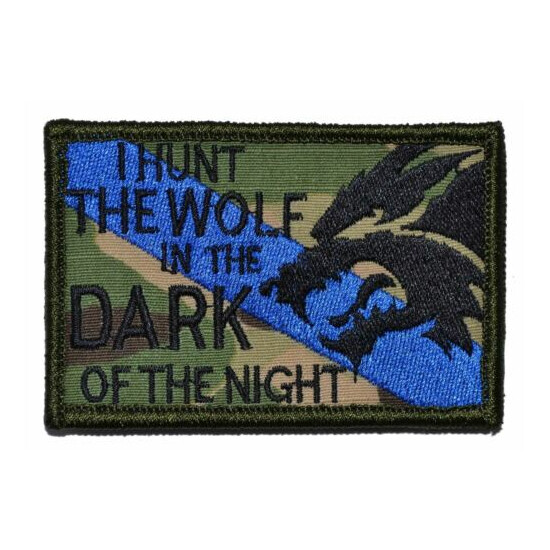 Sheepdog Hunt The Wolf - 2x3 Patch {10}