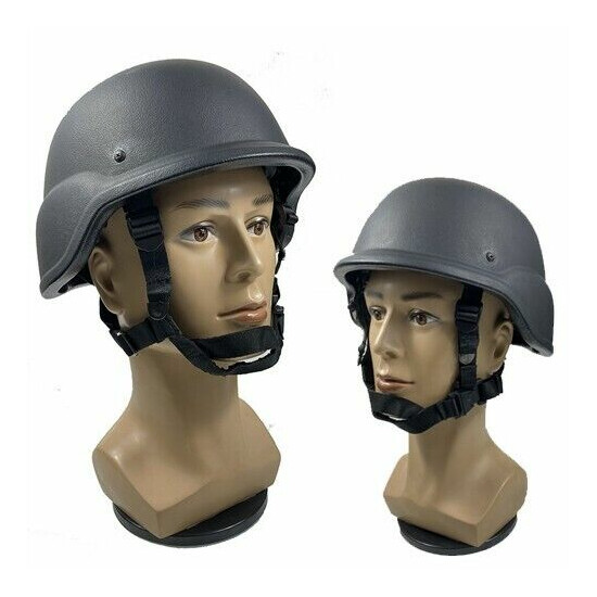 UHMW-PE Ballistic IIIA Bullet Proof BK M88 Full Helmet w/ Face Guard Shield Mask {5}