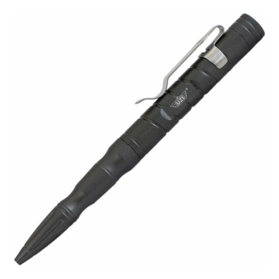 UZI Tactical LED Light Pen, 5 3/4" overall, Gun metal gray finish, # UZITP9GM {1}