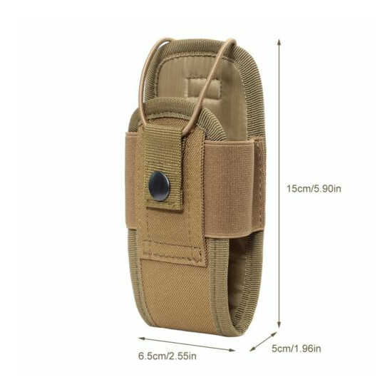 Tactical Sports Molle Radio Walkie Talkie Holder Bag Magazine Mag Pouch Pocket {2}