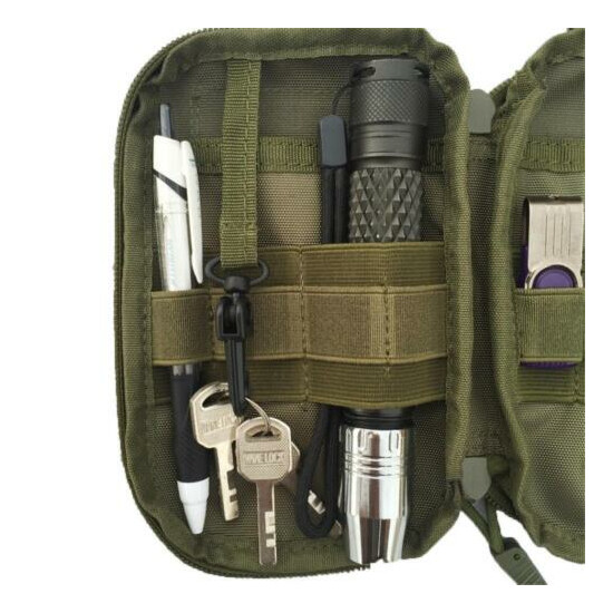 Tactical Molle Pouch EDC Multi-purpose Belt Waist Nylon Bag Utility Phone Pocket {3}