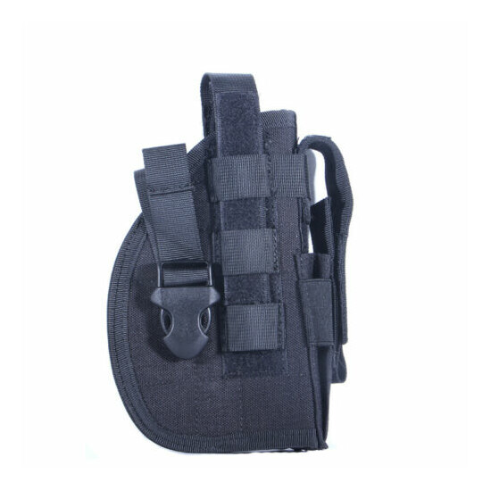 Outdoor Adjustable Hunting Molle Tactical Pistol Gun Holster Bullet Pouch Holder {35}