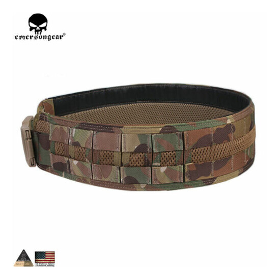 Emerson Tactical Load Bearing MOLLE Belt Airsoft Hunting Military Utility Belts {3}