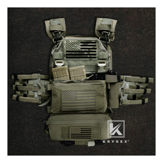 KRYDEX Mini Dangler Drop Pouch Abdominal Carrying for Chest Rig Vest Coyote D {6}