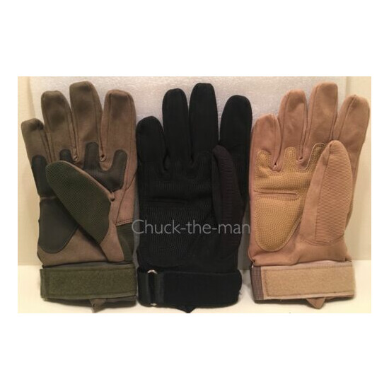 Tactical Military Combat Gloves Hard Knuckle Army Security Police Duty Work  {2}