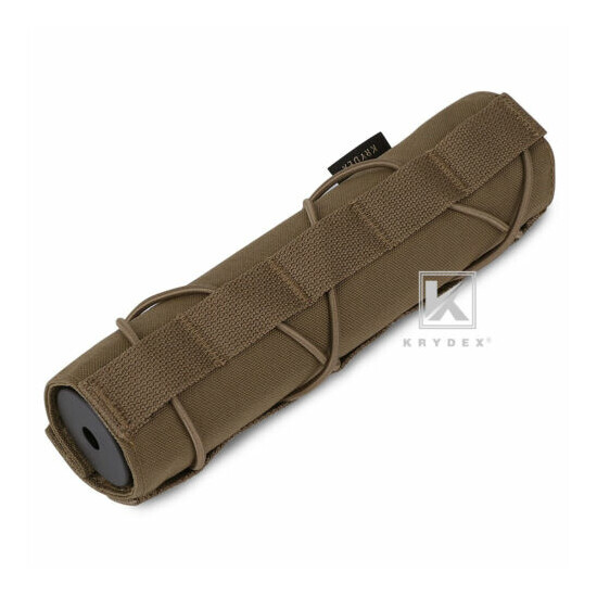 KRYDEX 7inch 18cm Silencer Cover Muffler Head Protector Suppressor Cover Airsoft {10}