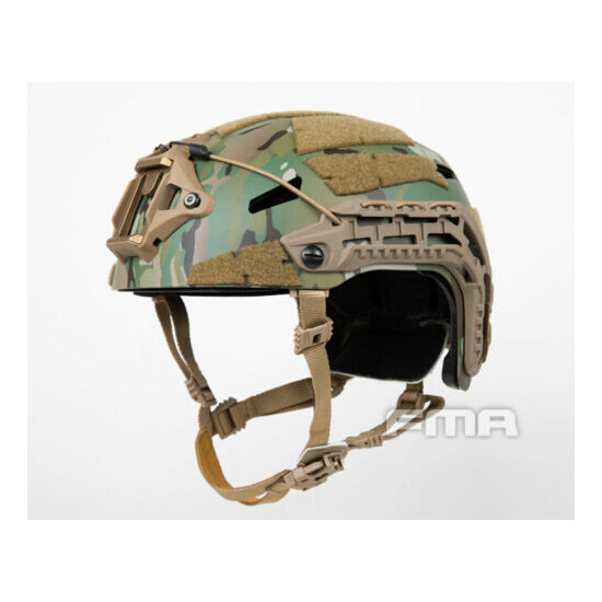 FMA Tactical Airsoft Paintball Caiman Ballistic Multicam Helmet (M/L) 12 Colors {2}