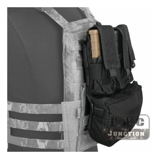 Emerson MOLLE Tactical Assault Pack Bag Plate Carrier Back Panel w/ Mag Pouches {6}