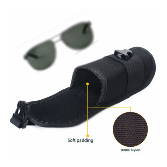Tactical Nylon Army Pouch Molle System Eyeglasses Case EDC Bag Protection Covers {4}