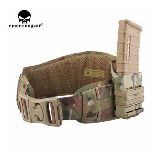 EMERSON Tactical Padded Heavy Duty Belt Waist Molle Combat Hunting Quick Release {3}