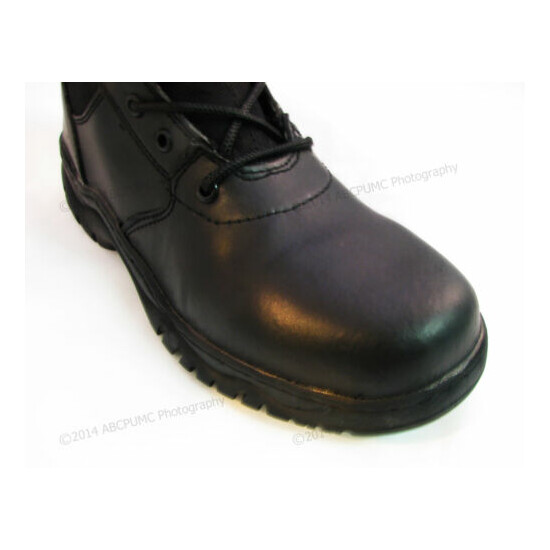 NIB Men's Tactical Boots 8" Black Combat Military Work Shoes Zipper, Sizes:6-15  {8}