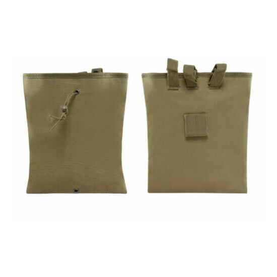Outdoor Tactical Military Hunting Molle Magazine Ammo Dump Drop Pouch Bag {14}