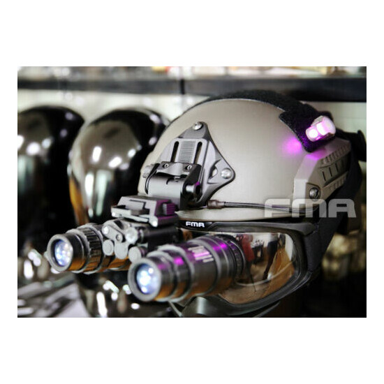 Aluminium Tactical Hunting L4G19 NVG Helmet Mount Night-vision goggles Bracket {3}