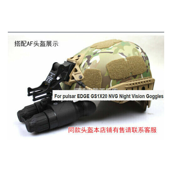 Tactical FAST Helmet Mount For pulsar EDGE GS1X20 NVG Night Vision Goggles 75095 {5}
