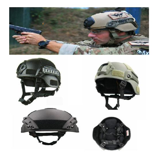 Helmet MICH2000 Airsoft Quality L.weight Tactical Outdoor Activities Hunt, Climb {1}