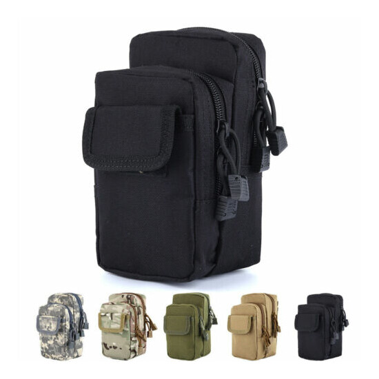 Tactical Molle Pouch EDC Waist Bag Pack Outdoor Military Fanny Pack Phone Pocket {1}