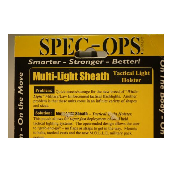 NEW - SPEC-OPS MULTI-LIGHT SHEATH FOLIAGE GREEN 100160112 - Made in USA!! {3}