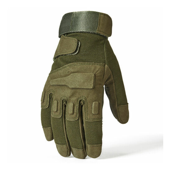MensTactical Combat Gloves Army Military Outdoor Full Finger Hunting Gloves USA {21}