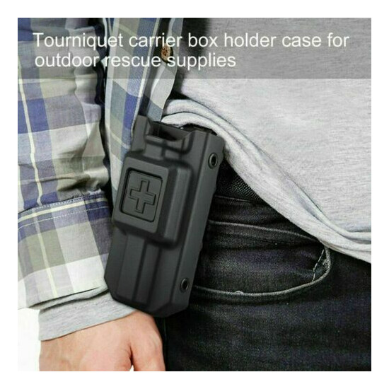 Molle Tactical Tourniquet Carrier Pouch Storage Bag Hunting Tool Box Holder Case {2}