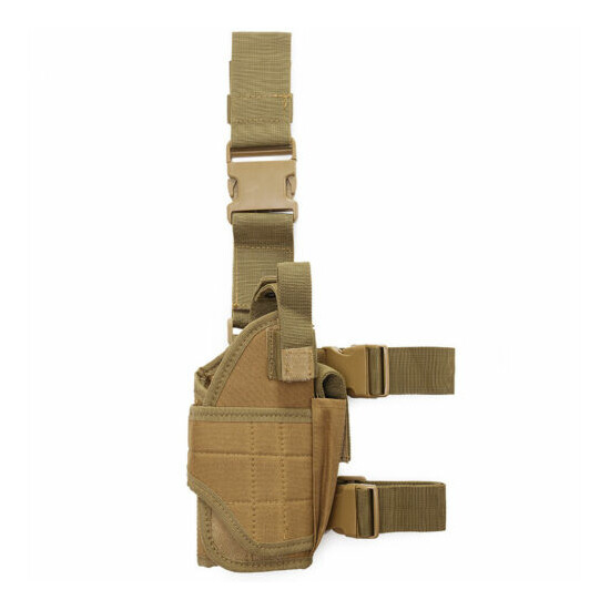 Outdoor Adjustable Hunting Molle Tactical Pistol Gun Holster Bullet Pouch Holder {16}
